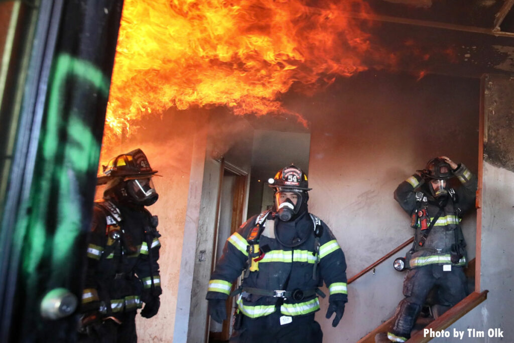 Wood Dale firefighters undertake live fire training