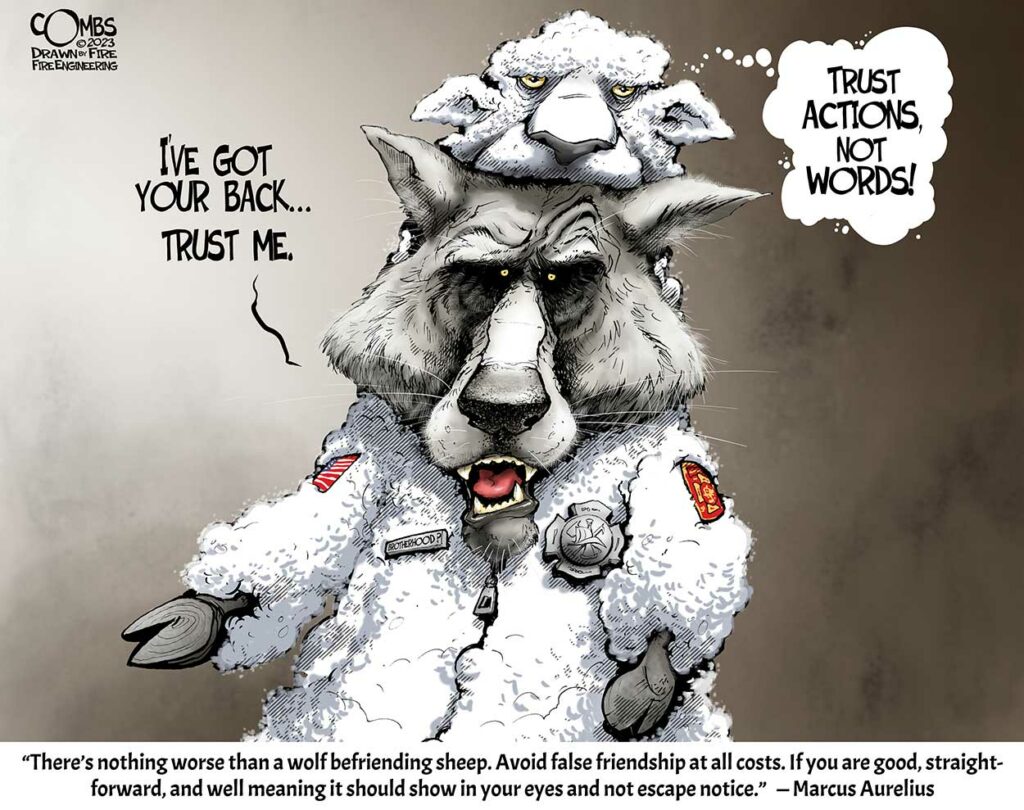 Wolf in sheep's clothing