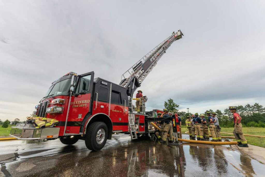 Brainerd fire truck Sourcewell