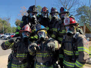 Group of firefighters