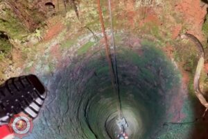 Cobb County Georgia firefighters rescue man from well