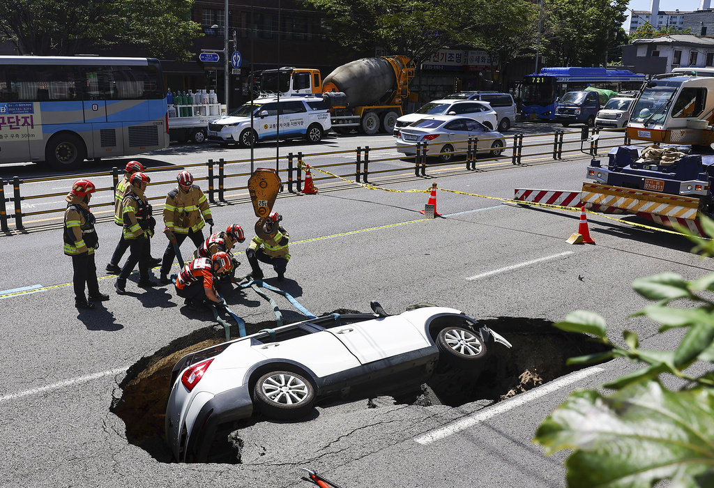 South Korea Sinkhole