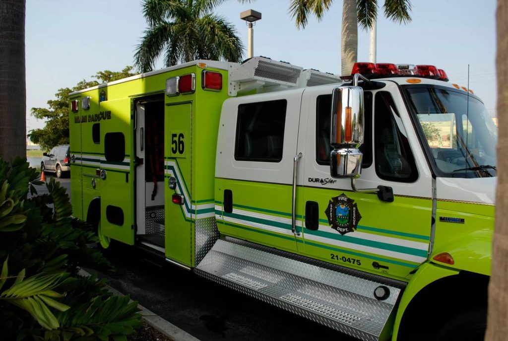 Miami-Dade Fire Rescue vehicle