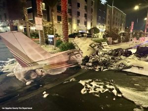 Los Angeles County Hawthorne fiery plane crash