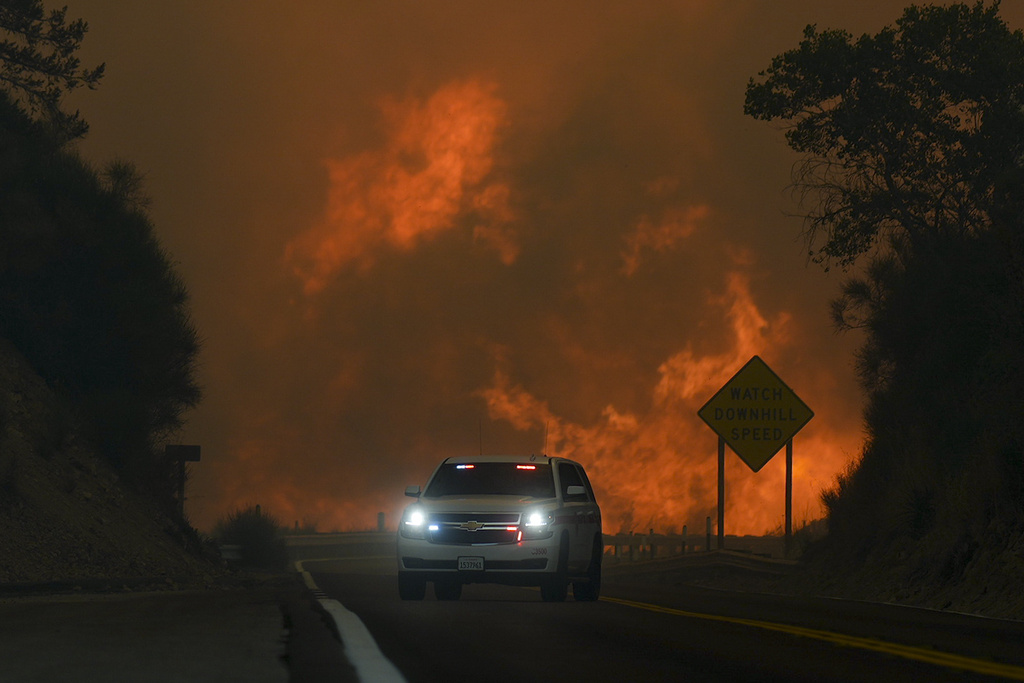 Line Fire Los Angeles California