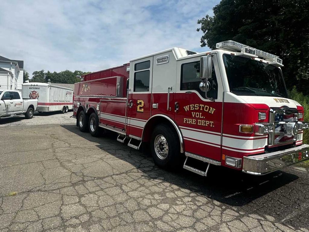 Weston CT volunteer fire department apparatus