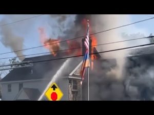 Billerica Mass garage fire