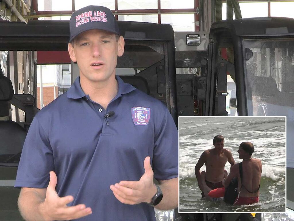 Jack Gramlich Spring Lake assistance chief on water rescue Code X