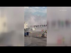 Denver airport fire