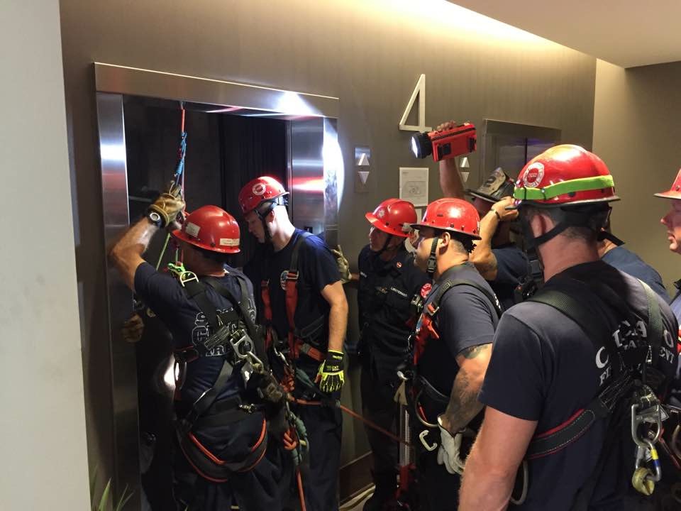 PHOTOS: CFD Special Duty Blind Elevator Shaft Rescue - Fire Engineering